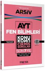Marka Yayınları AYT Fen Bilimleri Çıkmış Sorular Konu Konu Son 7 Yıl Tıpkı Basım Arşiv Serisi