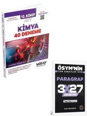 Miray 2027 12. Sınıf AYT Kimya 40 Deneme Video Çözümlü+ EVP Akademi Paragraf