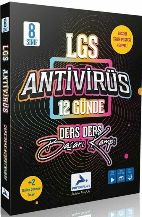PRF Yayınları 8. Sınıf LGS Antivirüs Ders Ders Başarı Kampı