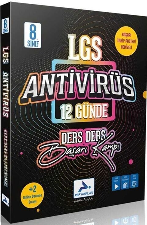 Paraf Yayınları 8. Sınıf LGS Antivirüs Ders Ders Başarı Kampı