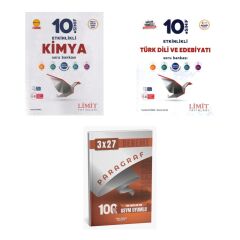 2027 Limit 10. Sınıf Etkinlikli Kimya + Edebiyat Türk Dili ve Edebiyatı Maarif Soru + Ankapade 3'lü Set