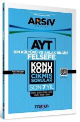 Marka 2025 YKS AYT Din Kültürü ve Ahlak Bilgisi-Felsefe Çıkmış Sorular Son 7 Yıl Konu Konu Tıpkı Basım Arşiv Serisi Çözümlü Marka Yayınları