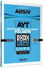 Marka 2025 YKS AYT Din Kültürü ve Ahlak Bilgisi-Felsefe Çıkmış Sorular Son 7 Yıl Konu Konu Tıpkı Basım Arşiv Serisi Çözümlü Marka Yayınları