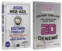 CBA Yayınları 2026 MEB-AGS Eğitimin Temelleri Soru Bankası + 20 Deneme Pusula Serisi 2 li Set - Okan Yolcu CBA Yayınları