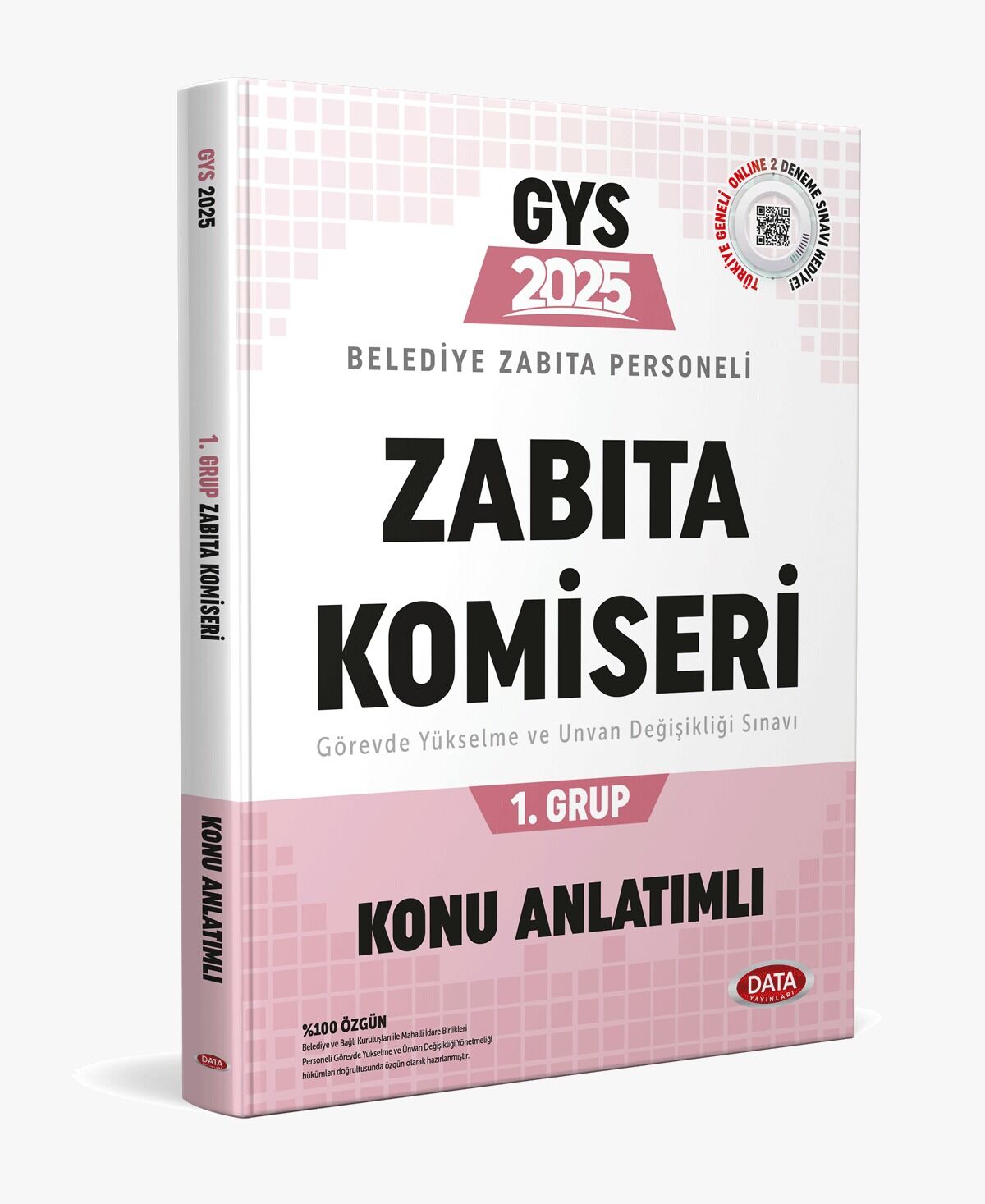 2025 Belediye Zabıta Personeli Zabıta Komiseri 1. Grup Konu Anlatımı Data Yayınları