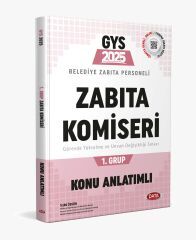 2025 Belediye Zabıta Personeli Zabıta Komiseri 1. Grup Konu Anlatımı Data Yayınları