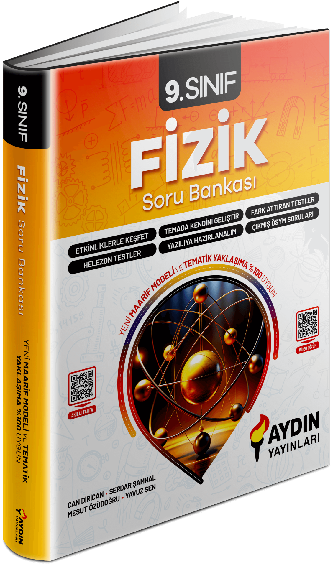 Aydın Yayınları 9. Sınıf 2025 Fizik Soru Bankası