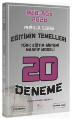 CBA Yayınları 2026 MEB-AGS Eğitimin Temelleri, Türk Eğitim Sistemi Maarif Modeli 20 Deneme Çözümlü Pusula Serisi - Okan Yolcu CBA Yayınları