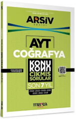Marka Yayınları AYT Coğrafya Çıkmış Sorular Konu Konu Son 7 Yıl Tıpkı Basım Arşiv Serisi