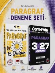 Yargı Papatya Serisi Paragraf 15 Deneme & 3x27 Paragraf Deneme EVP Akademi Seti