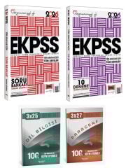 Anla Kazan + Yargı 2026 EKPSS Soru Bankası + 10 Deneme 2 li Set Yargı Yayınları