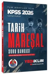 Yediiklim 2026 KPSS Tarih Mareşal Soru Bankası Çözümlü - Fevzi Diner Yediiklim Yayınları