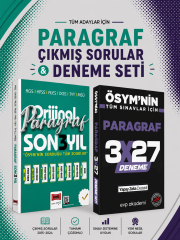Yargı Paragraf Son 3 Yıl Çıkmış Sorular & 3x27 Paragraf Deneme EVP Akademi Seti