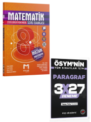 Mozaik 2027 8. Sınıf Matematik Soru Bankası+ EVP Akademi Paragraf