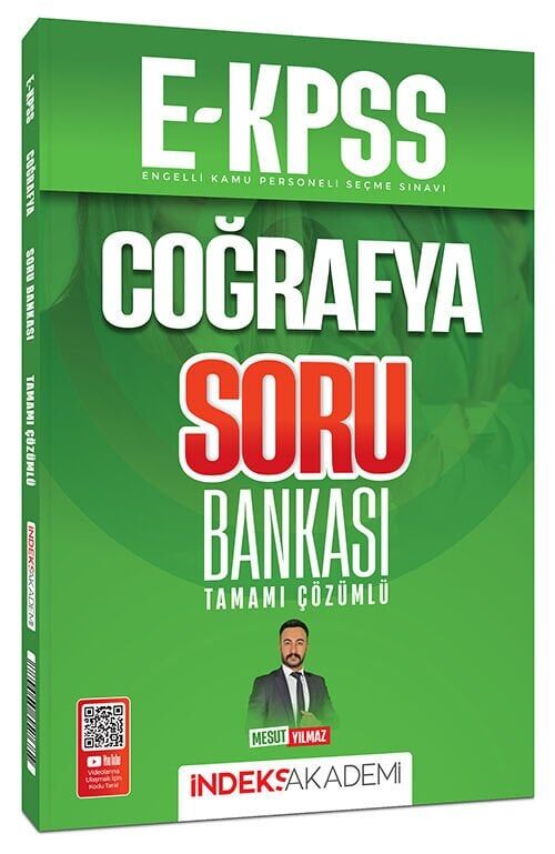 İndeks Akademi 2026 EKPSS Coğrafya Soru Bankası Çözümlü - Mesut Yılmaz İndeks Akademi Yayıncılık