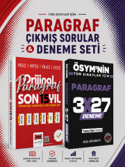 Yargı Paragraf Son 15 Yıl Çıkmış Sorular & 3x27 Paragraf Deneme EVP Akademi Seti