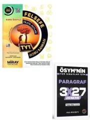 Miray 2027 TYT Felsefe Konu Özetli Soru Bankası+ EVP Akademi Paragraf