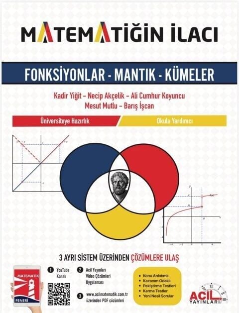 Acil YKS TYT Matematiğin İlacı Fonksiyonlar - Mantık - Kümeler Acil Yayınları