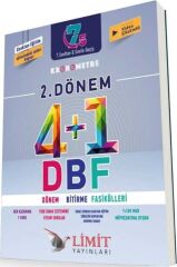 Limit Yayınları 7. Sınıf 2. Dönem Kronometre DBF 4 + 1 Dönem Bitirme Fasikülleri