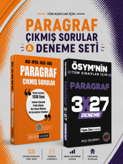 Pegem Paragraf Çıkmış Sorular & 3x27 Paragraf Deneme EVP Akademi Seti