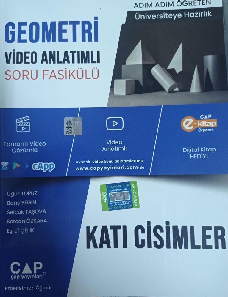 Çap Yayınları Geometri Katı Cisimler