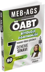 Dizgi Kitap ÖABT MEB-AGS Biyoloji Öğretmenliği 7 Deneme Çözümlü - Zeynep Sözen Göçmen Dizgi Kitap Yayınları