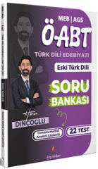 Dizgi Kitap 2026 MEB AGS ÖABT Türk Dili ve Edebiyatı Öğretmenliği Eski Türk Dili Tamamı Çözümlü Soru Bankası