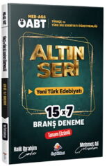 Dizgi 2026 MEB AGS ÖABT Altın Seri Türkçe Öğretmenliği Türk Dili ve Edebiyatı Öğretmenliği Yeni Türk Edebiyatı 7 Deneme