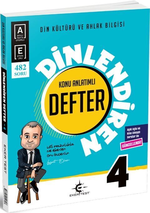Eker Test 4. Sınıf Din Kültürü ve Ahlak Bilgisi Dinlendiren Defter