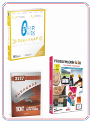 ÜçDörtBeş 2027 Paragraf Sıfır Risk+ Problemlerin İlacı Soru Bankası+ Anla Kazan Paragraf