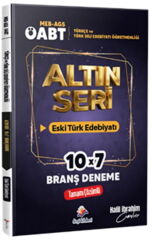 Dizgi 2026 MEB AGS ÖABT Altın Seri Türkçe Öğretmenliği Türk Dili ve Edebiyatı Öğretmenliği Eski Türk Edebiyatı 7 Deneme