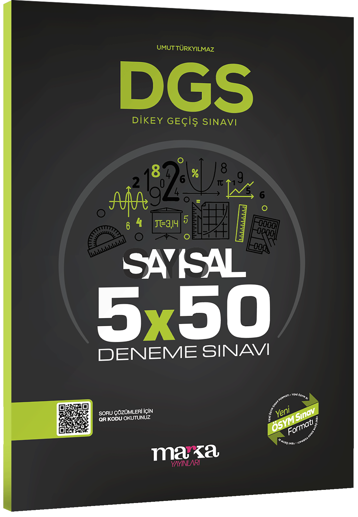 Marka 2025 DGS Sayısal 5x50 Deneme 100 Soruluk PDF Çözümlü Marka Yayınları