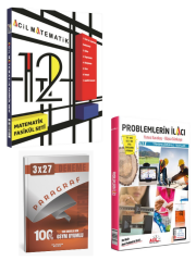 Acil 2027 12. Sınıf Matematik 6 Fasikül Set+ Problemlerin İlacı Soru Bankası+ Anla Kazan Paragraf