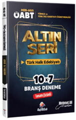 Dizgi 2026 MEB AGS ÖABT Altın Seri Türkçe Öğretmenliği Türk Dili ve Edebiyatı Öğretmenliği Türk Halk Edebiyatı 7 Deneme