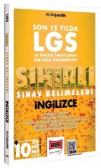 Yargı LGS İngilizce Son 15 Yılda Sıklıkla Kullanılan Sihirli Sınav Kelimeleri (10 Deneme İlaveli) Yargı Yayınları