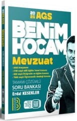 Benim Hocam 2026 AGS Mevzuat Çözümlü Soru Bankası