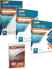 BilgiSarmal 2027 9. Sınıf Türk Dili ve Edebiyatı+ Tarih+ Coğrafya Soru Bankası+ Anla Kazan Paragraf