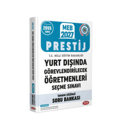 Data 2025 MEB Yurt Dışında Görevlendirilecek Öğretmenleri Seçme Sınavı Soru Bankası Çözümlü Data Yayınları