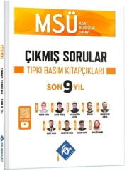KR Akademi MSÜ Çıkmış Sorular Son 9 Yıl Tıpkı Basım Kitapçıkları