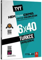Marka YKS TYT Türkçe 6x40 Çıkmış ve Çıkabilecek Denemeler Marka Yayınları