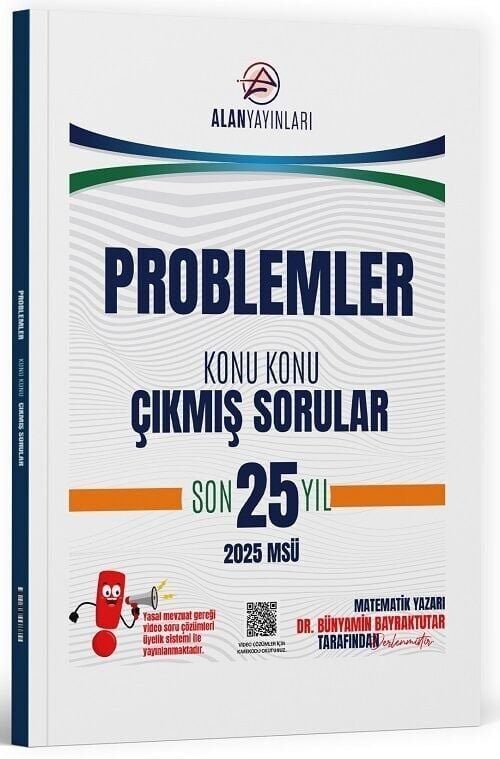 Alan YKS TYT MSÜ Problemler Çıkmış Sorular Son 25 Yıl Konu Konu Alan Yayınları