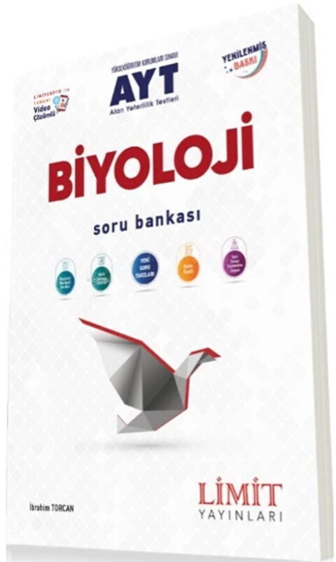 Limit YKS AYT Biyoloji Soru Bankası Çözümlü Limit Yayınları