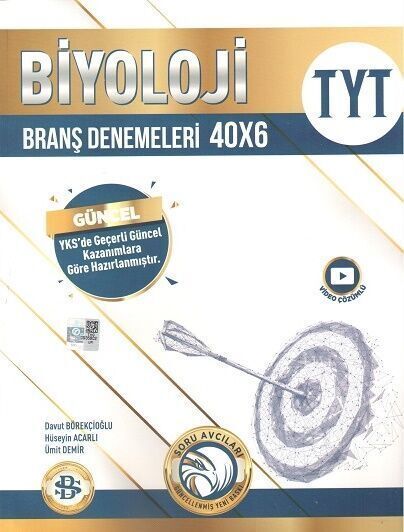 Bilgi Sarmal Yayınları TYT Biyoloji 40 x 6 Branş Denemeleri