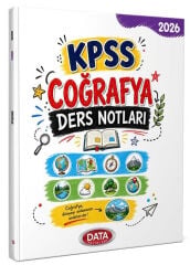 Data Yayınları KPSS Coğrafya Ders Notları