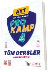 Limit YKS AYT Tüm Dersler Eşit Ağırlık Sözel Prokamp Soru Bankası Çözümlü Limit Yayınları
