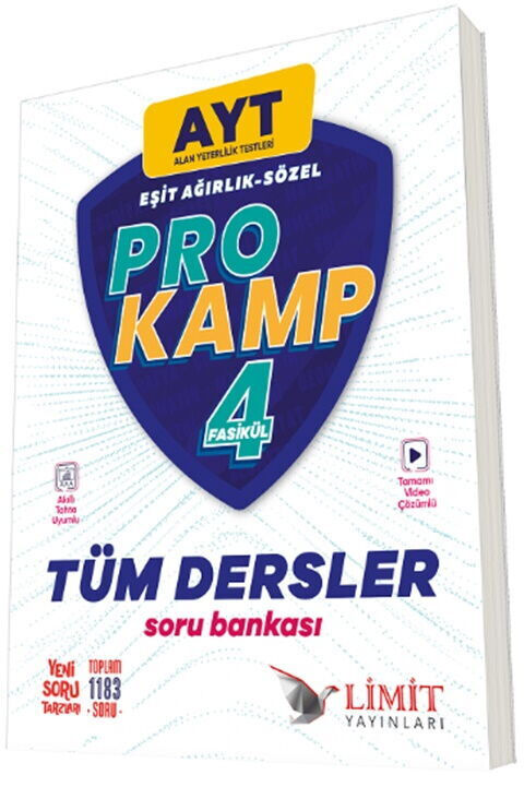 Limit Yayınları AYT Tüm Dersler Eşit Ağırlık Sözel Prokamp Soru Bankası