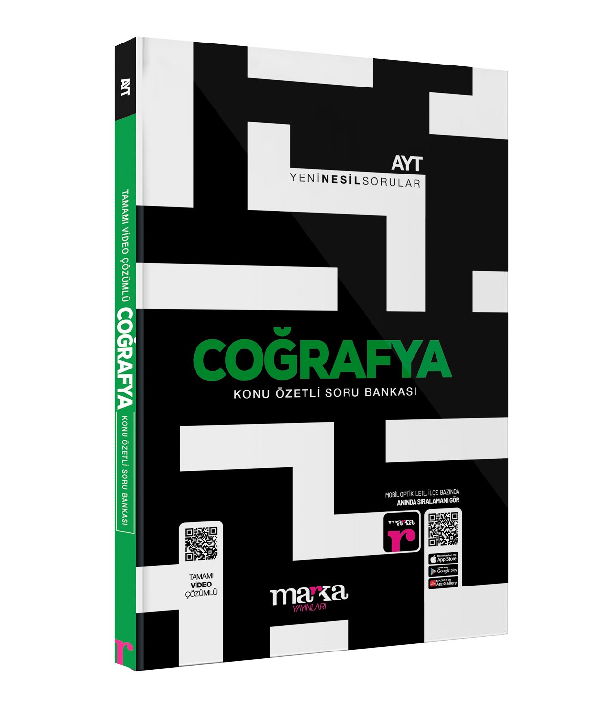 Marka 2025 YKS AYT Coğrafya Konu Özetli Soru Bankası Video Çözümlü Marka Yayınları