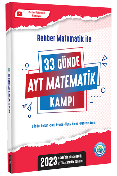 Rehber Matematik YKS AYT 33 Günde Matematik Kampı
