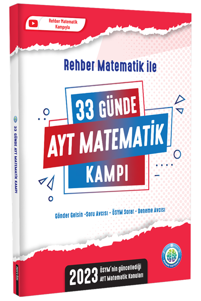 Rehber Matematik YKS AYT 33 Günde Matematik Kampı