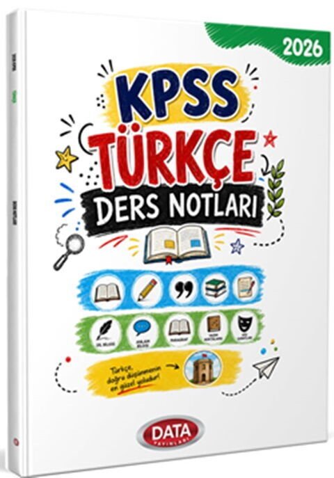 Data Yayınları KPSS Türkçe Ders Notları
